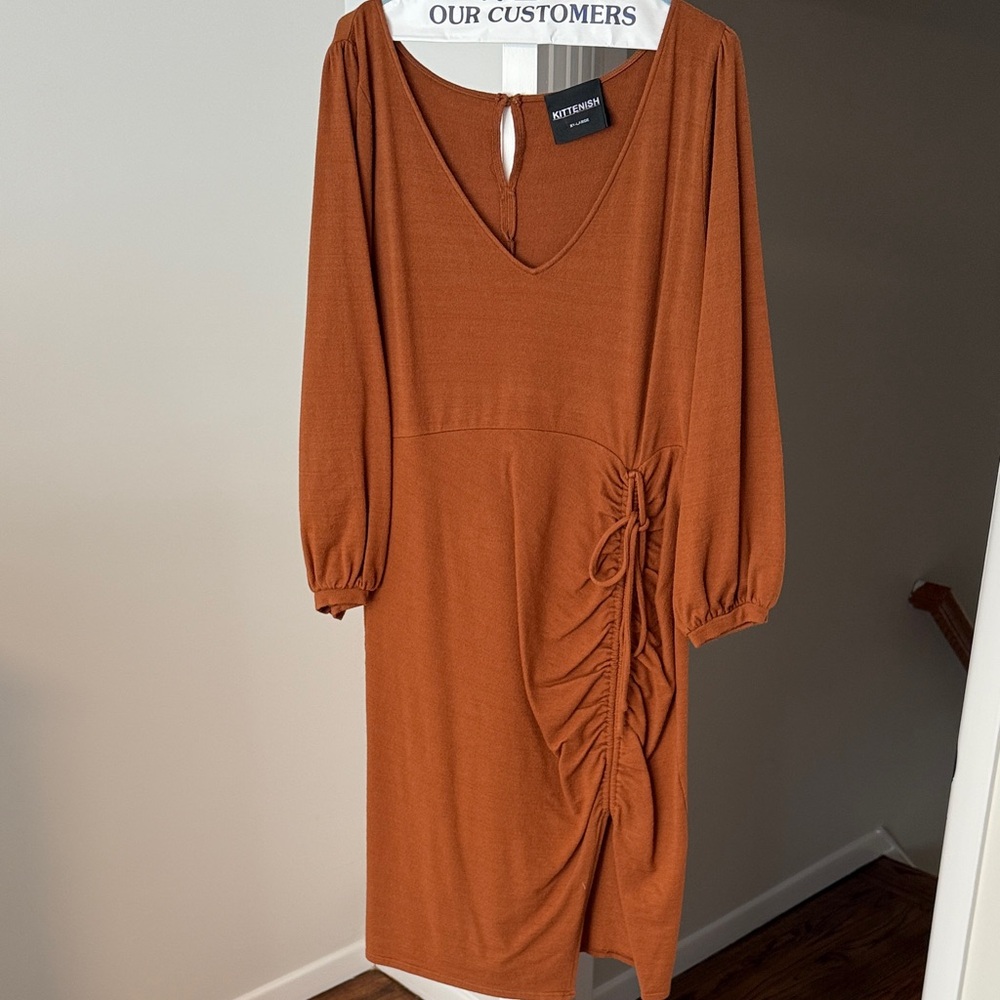 Kittenish Midi Dress